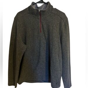 Toad & Co Mens Kennicott 1/4 Zip Wool Blend Pullover Size Large